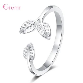 

Good Quality 925 Sterling Silver CZ Rings Adjustable Size Hot Fashion Student Trendy Jewelry Openning Finger Rings