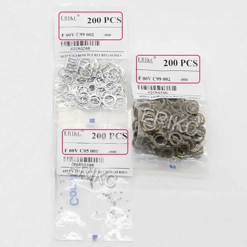Sealing Rings F00VC99002 Diesel Injector Valve Repair Kits Steel Ball F00VC05001 1.34mm Fuel Injector ball kit for Bosch (4)