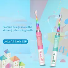 

1Set Vintage LED Observation Light IPX7 Waterproof Child Sonic Oral Brush for Travel Cleaning Toothbrush Oral Brush