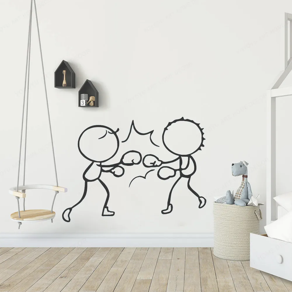 Yoyoyu Boxing Decoration Living Room Bedroom Vinyl Wall Art Sticker