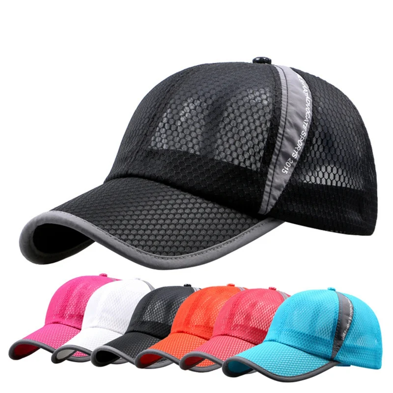 

Quick Dry Sport Hat Cap Men Outdoor Summer Sun Hat Casquette Chapeu Sports Mesh Men Running Camping Hiking Caps