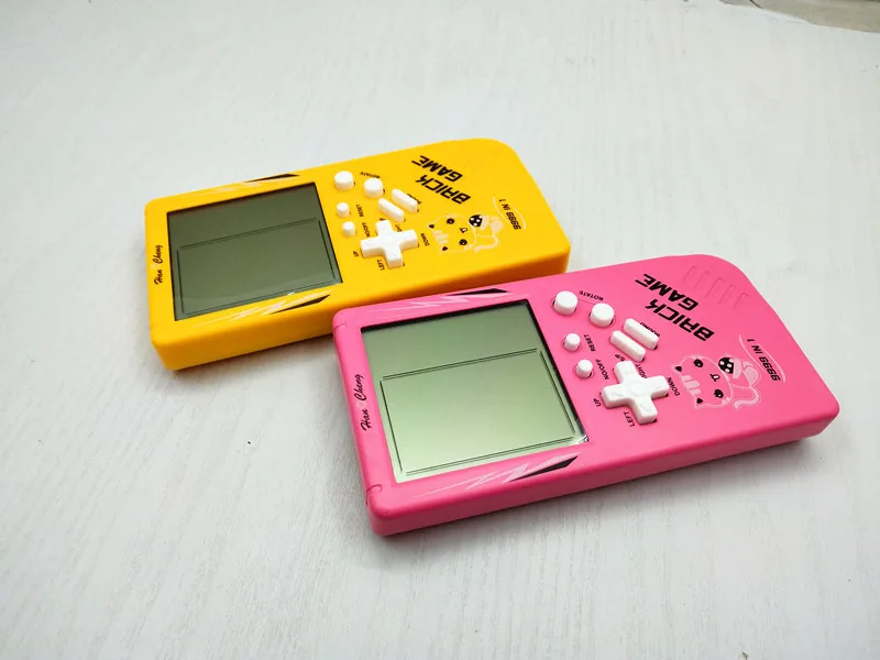 Portable Classic Nostalgic Tetris Game Machine Educational Toys Big Screen Handheld Pocket Gaming Player 23 IN 1 Childhood Gift