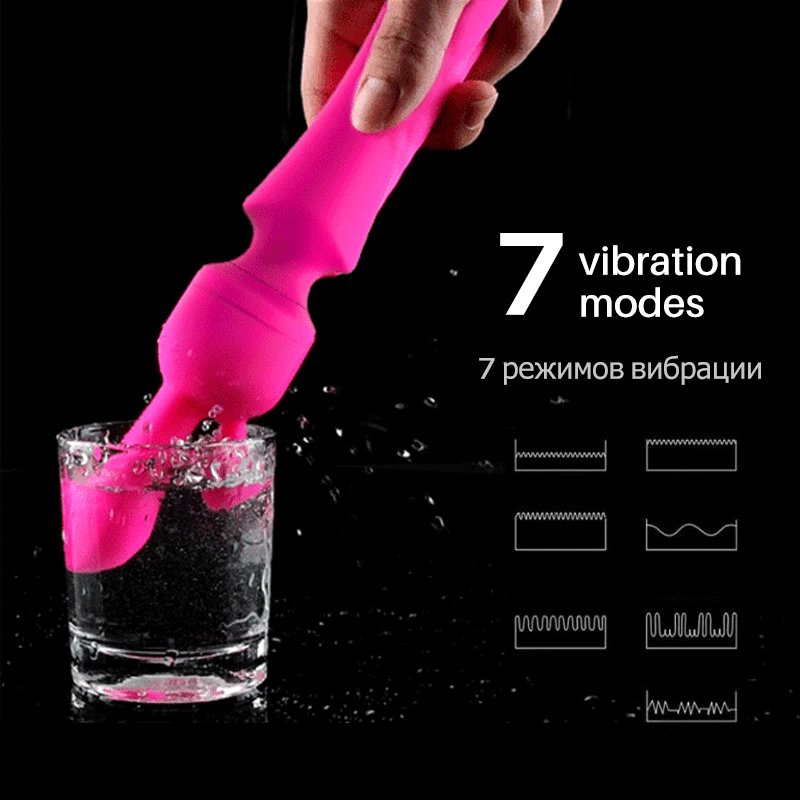 Nalone G-Spot AV Wand Magic Massager Dildo Vibrators Powerful Multi Speed Waterproof Sex Products Toys For Woman Masturbators 4