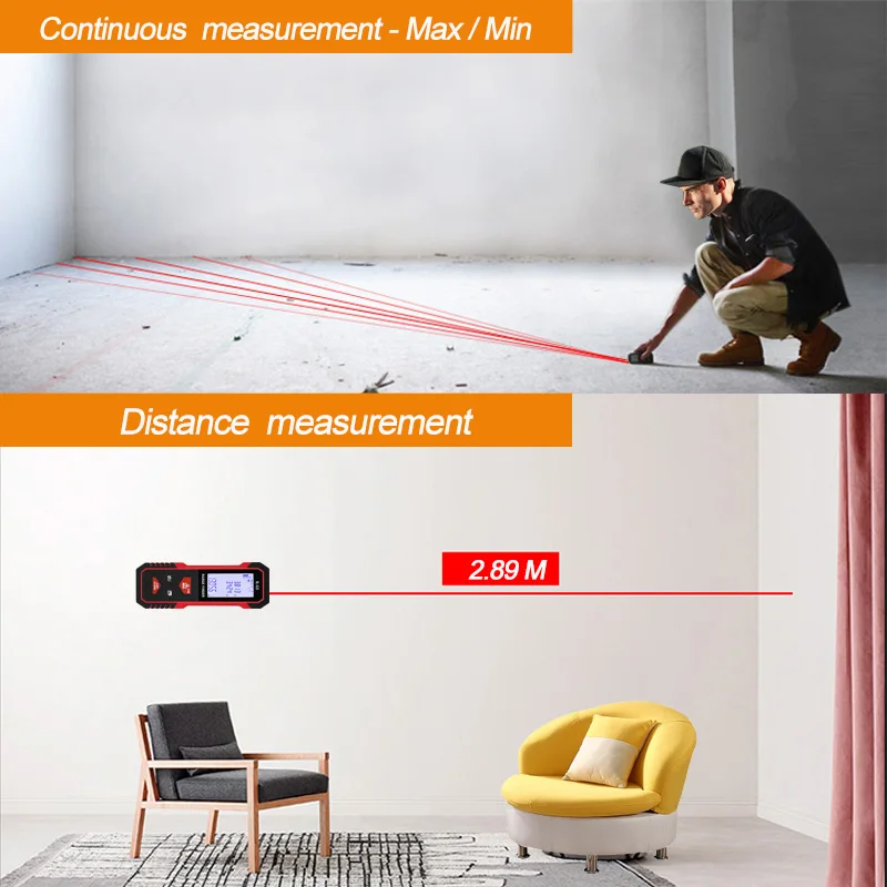 MAKINGTEC Laser Distance Meter Rangefinder Laser Roulette Measure Meter 40M60M Laser Digital Tape Measure Digital Measuring Tape MAKINGTEC Laser Distance Meter Rangefinder Laser Roulette Measure Meter 40M60M Laser Digital Tape Measure Digital Measuring Tape