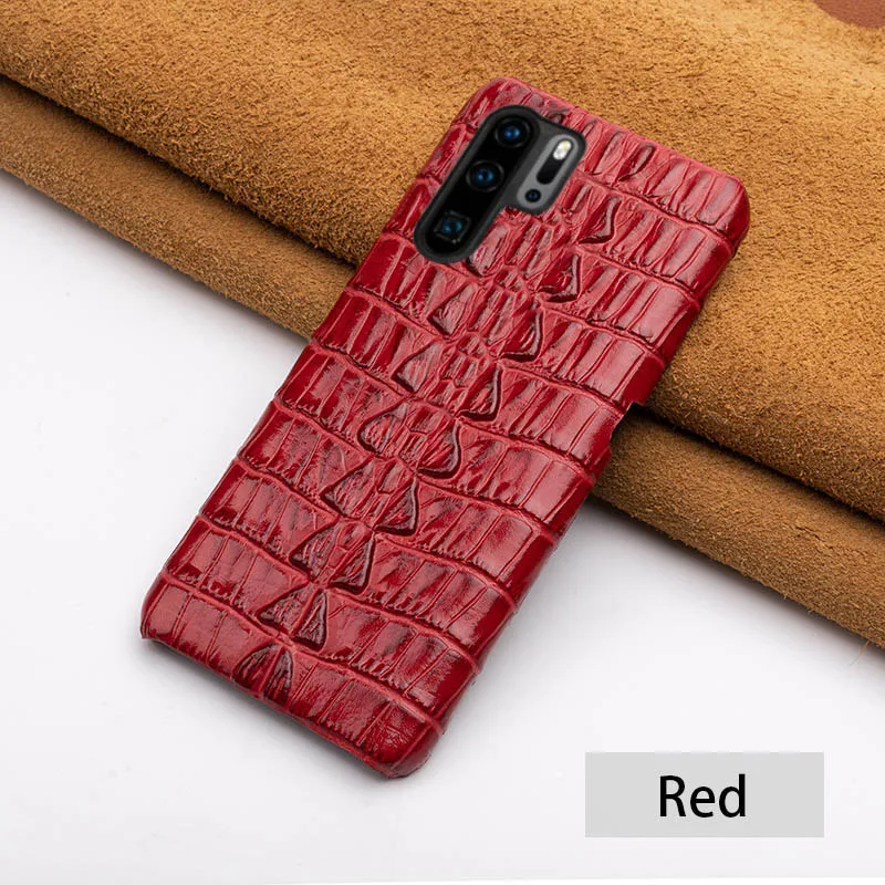 Red Tail Крокодильим хвостом, чехол для телефона для huawei P10 P20 P30 lite Y9 Y7 P Smart Коврики 10 20 Pro Чехол для Honor 7X 7A 8 8X9X10 20 lite - Цвет: Red Tail
