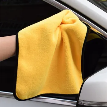 

Car Wash Coral Fleece Towel Car Cleaning And Drying Edging Towels Car Care Cloth Can Hang Car Care Wash Towel