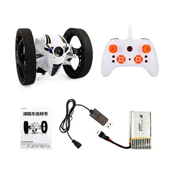 

High Speed Rc car RC Jumping Bounce Cars 4CH 2.4GHz with Flexible Wheels Remoter Robot Car toys Arbitrary Angle turning