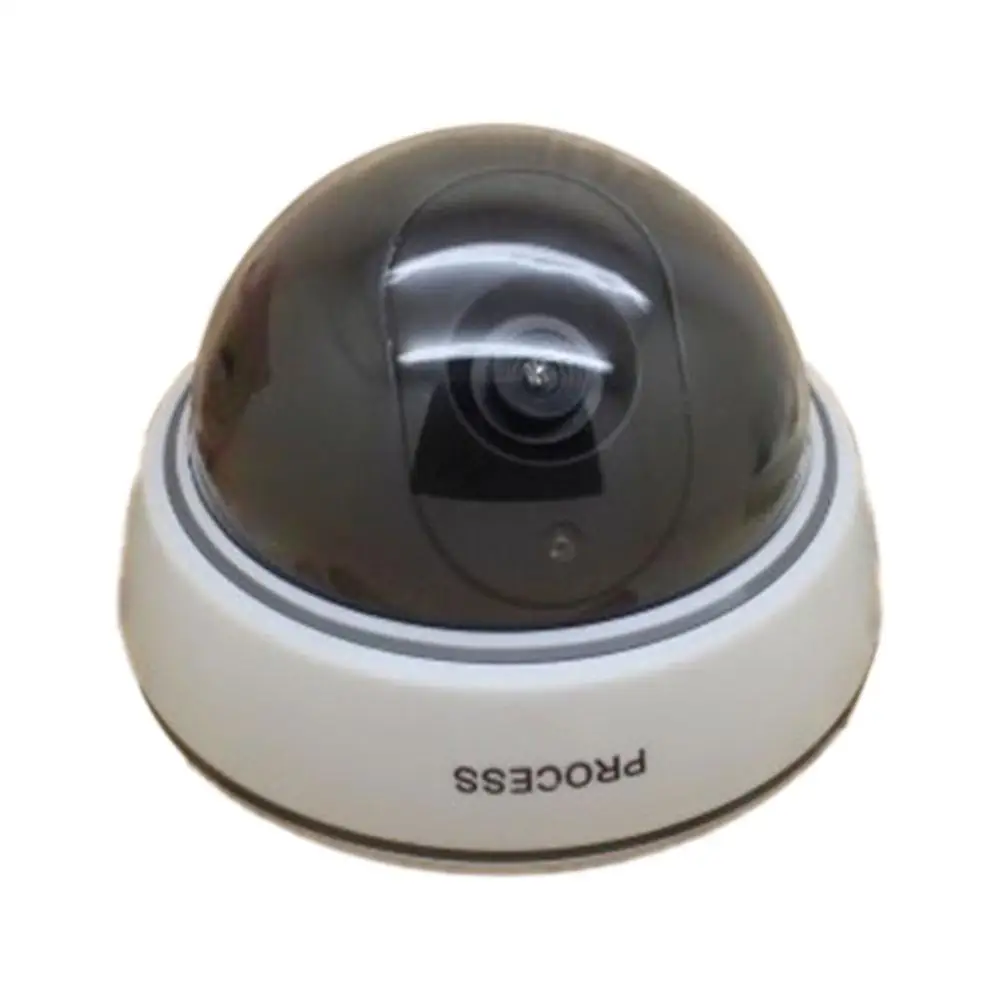 

Round Surveillance Camera With Light Warning Alert Theftproof Fake Camera for Supermarket Hotel