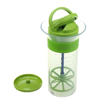 

Mixer Unique Shaker Cup Universal Sauces Frother Whisk 300ml Gadget Manual Salad Dressing Multifunctional