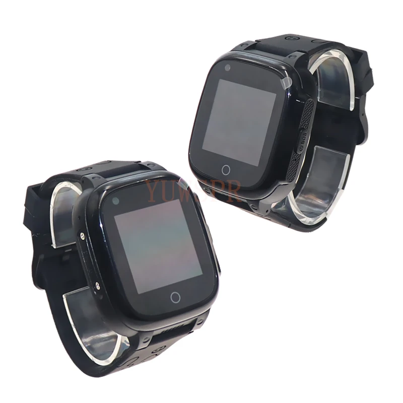 Temperatura do Corpo Chamada de Vídeo Preto para o Telefone Crianças Tracker Relógios Inteligentes Wifi Localização Rastreador Envelhecido Relógio T8w 4g Gps - Image 2