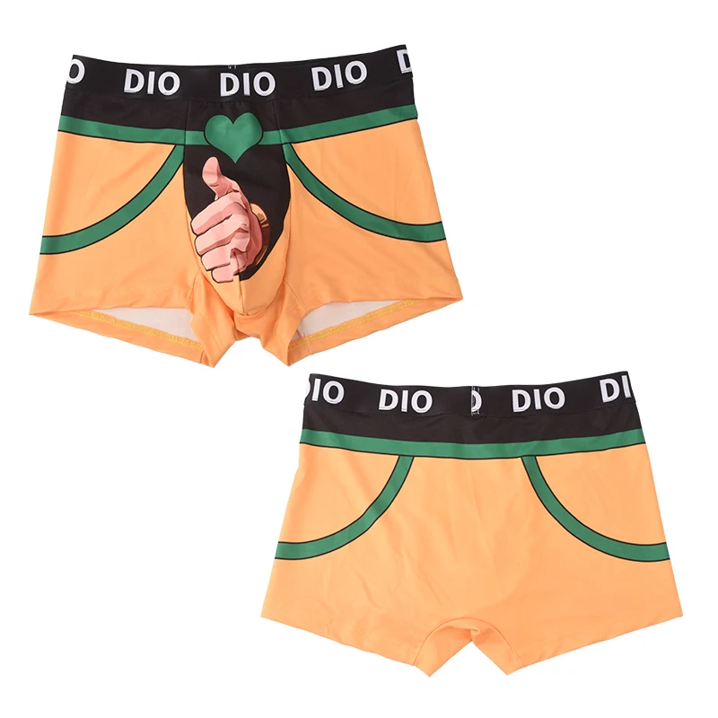 Аниме JoJo's Bizarre Adventure DIO BRANDO Косплей модное мужское нижнее белье трусы Боксеры