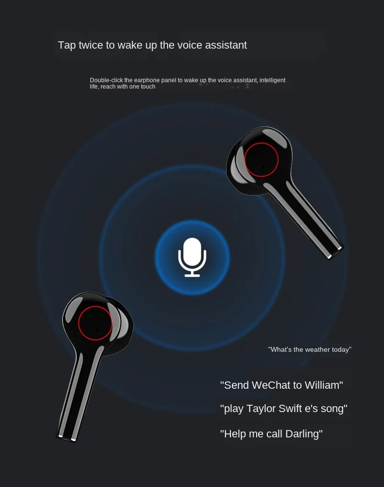 TWS Bluetooth 5 0 Wireless Earphone Earbuds Sports Waterproof 9D Stereo Touch Dual Moving Coil Earphone PK TWS i9000 i500 i12