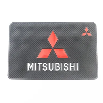

Car Logo Anti Slip Mat Phone Holder Non-Slip Mat non slip Pad For Mitsubishi asx outlander xl 3 lancer pajero 4 l200