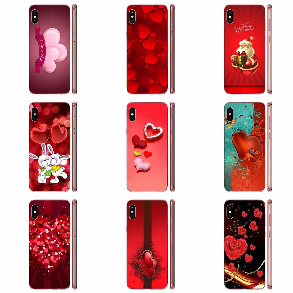 Мягкий чехол для телефона из ТПУ с надписью Happy Valentines праздничные мероприятия Apple