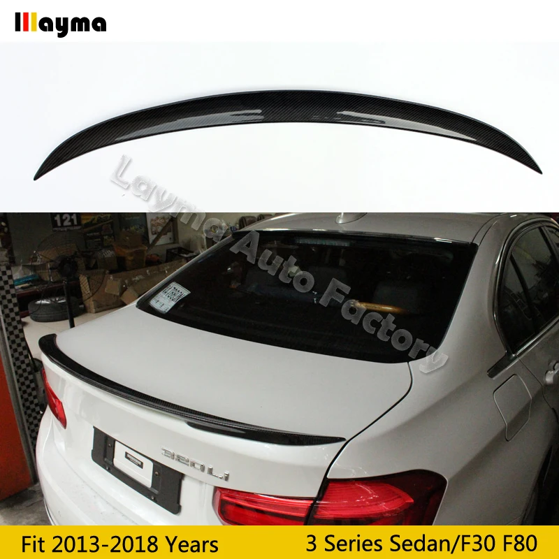 Spoiler Posteriore In Fibra Di Carbonio Stile Performance Per Bmw Serie 3 F30 318I 320I 325I 2013 - 2018 P Styling Car Spoiler Wing