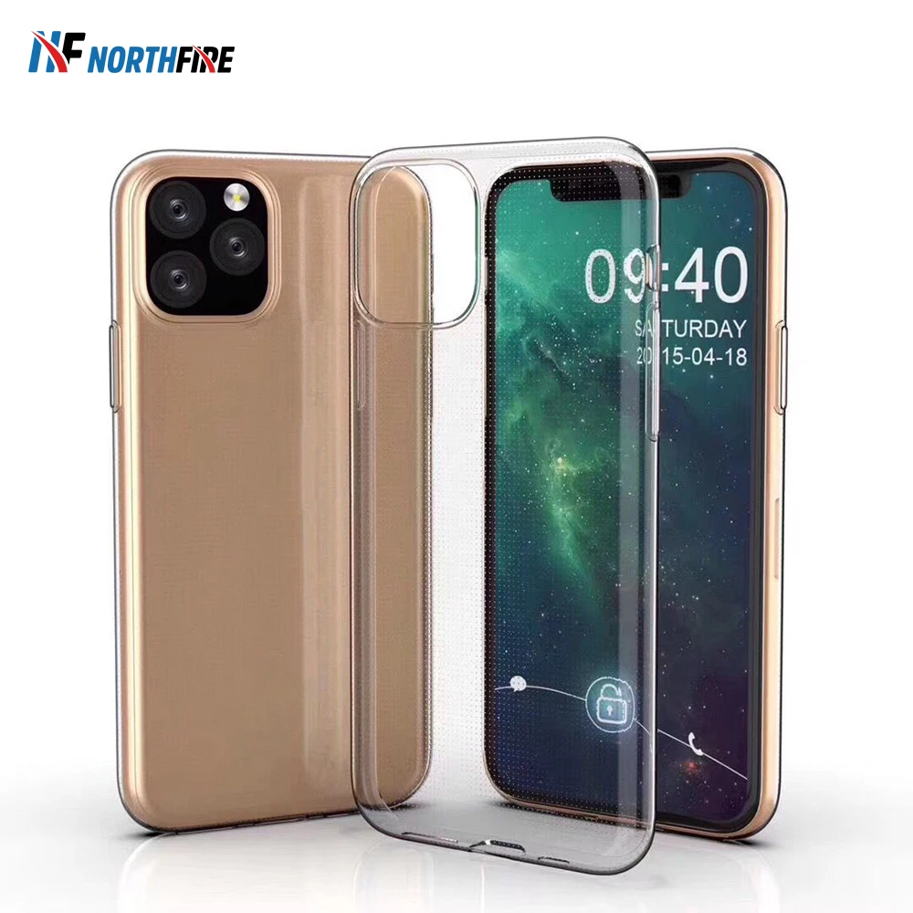 

NORTHFIRE Clear Soft TPU Case For iphone 11/11 Pro/11 Pro Max Anti Knock Cases Transparent Glossy Back Cover Shell Coque Fundas