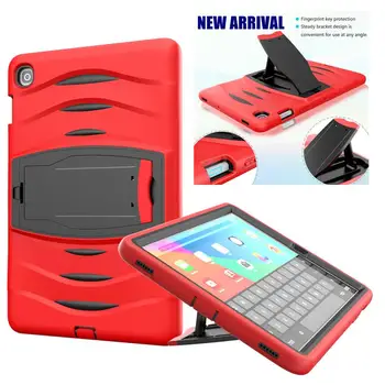 

Case For Samsung Galaxy Tab S5e 10.5 SM-T720 T725 Cases Tablet Shockproof Heavy Duty Silicon PC Kickstand Stand Cover Funda+gfit