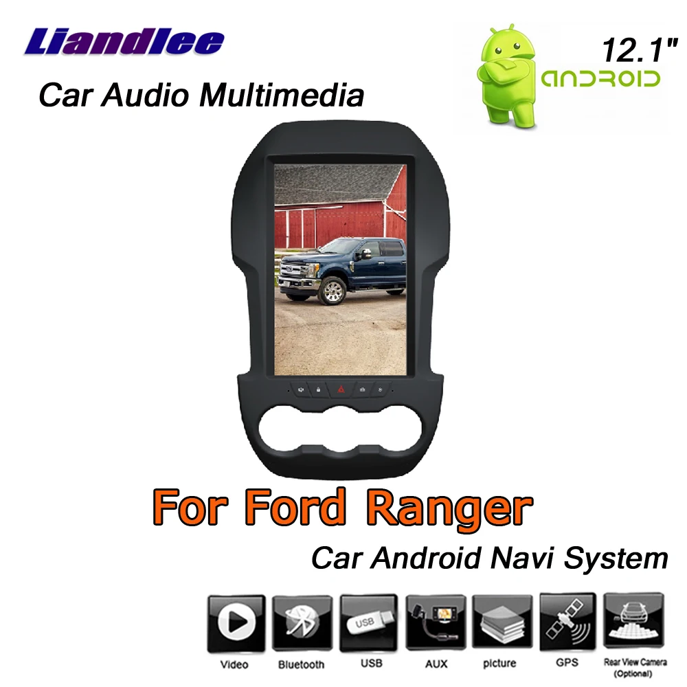 

Liandlee 12.1" Android For Ford Ranger 2011~2016 Stereo Car Vertical screen Radio Video BT USB GPS Map Navi Navigation System