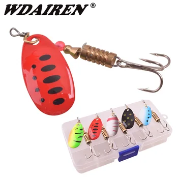 CHEAP PRICE ❤️ 5pcs/lot fishing Metal spinner set 2.5g 3.5 5.5g Spoon Hard Bait Artificial Bait Fishing Lure Bass sequins spinner for bass carp - discount item 35% OFF Sports & Entertainment