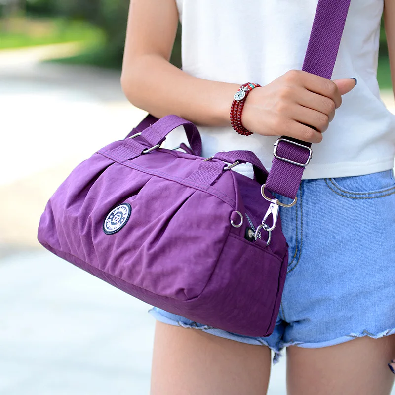 

Jin qiao er New Style Trend WOMEN'S Bag Europe And America Waterproof Cloth Bag Nylon Bag Hand Shoulder Leisure Bag Cloth Bag