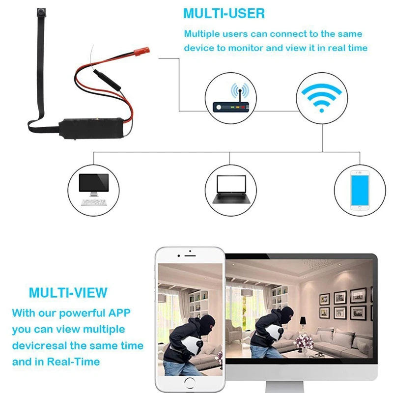 1080P беспроводная Wifi Ip Cctv мини камера Dv P2P видео рекордер инфракрасная цифровая маленькая камера модуль видеокамеры