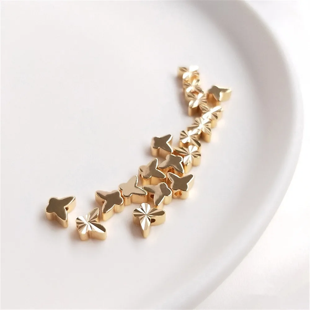 Рисунок 4 - Позолоченные бусины-бабочки 14 к