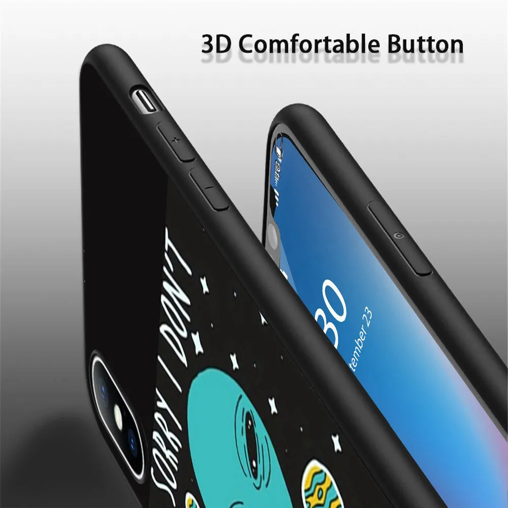 Эстетичный мультяшный чехол с инопланетянином космосом Tumblr для iPhone 11 Pro Max X 5 5S 6 6S