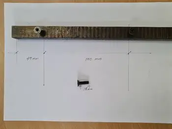 

customized quench rack 11pc 2M 2 Mod 20*20*1000mm make 8pair dove tail 7hole in one rack