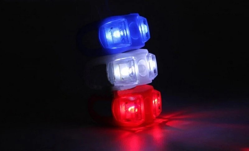 Best 1pc Waterproof Silicone Bicycle Light Cycling Front Rear Tail Lamp Flash Light Bisiklet Handlebar Frame Wheel Led Warning Light 23