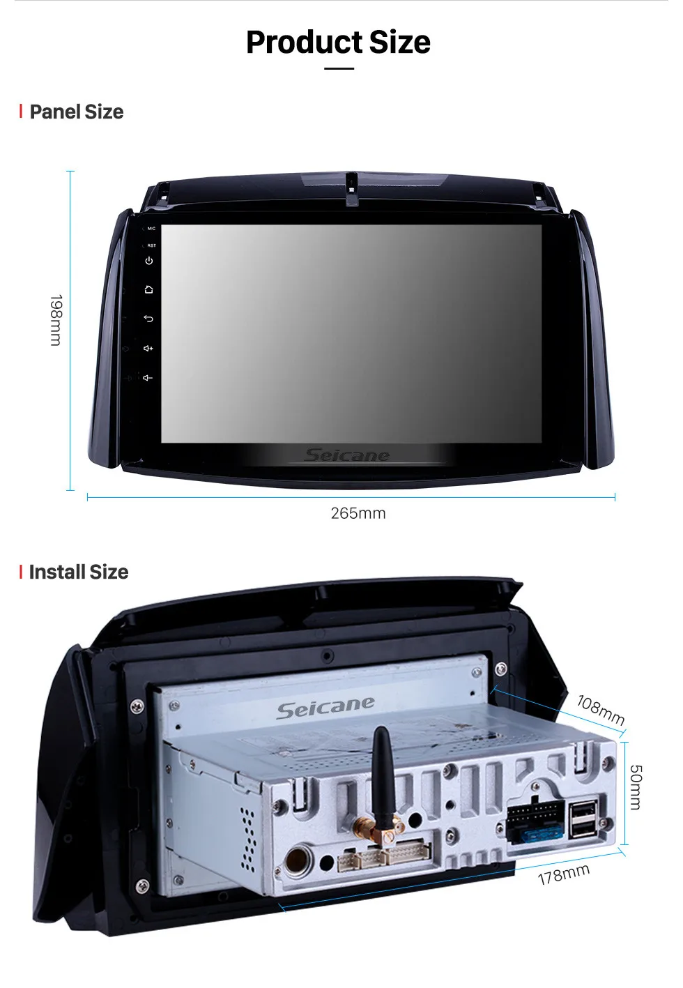Seicane " Android 9,0 Автомагнитола для 2009 2010- Renault Koleos gps Поддержка Carplay DVR OBD цифровой ТВ автомобильный мультимедийный плеер