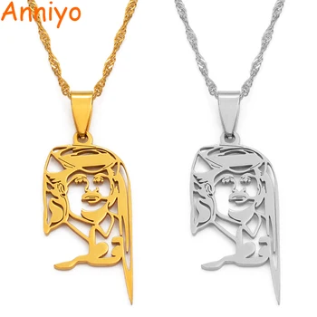 

Anniyo Qatar Necklace and Pendant for Women/Girls,Silver Color Stainless Steel / Gold Color Ethnic Jewelry Gifts #027621