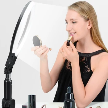 

LED Ring Makeup Light Fill Light Artifact Dimmable Desk Makeup Ring Light