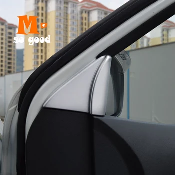 

2017 2018 2019 For Nissan Navara NP300 Car Interior A-pillar Speaker Horn Ring Cover Trim ABS Chrome Auto Moulding Accessories