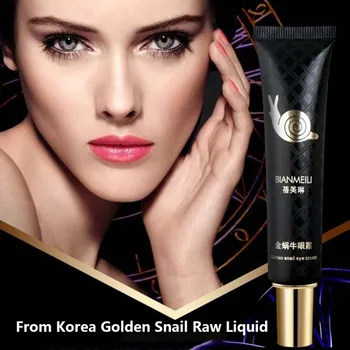 

Gold Snail Eye Cream Moisturizing Smooth Fine Lines Anti-puffiness Lighten Dark Circles Eye Care Nourishing Cream W1
