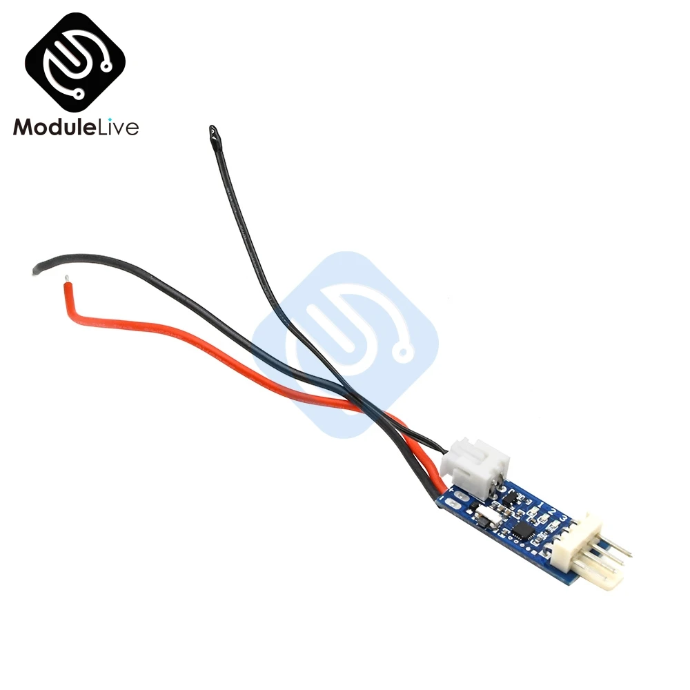 5V 12V 4 Wire PWM Fan Temperature Control Governor Cabinet Computer Fan Temperature Control Noise Reduce 10cm Probe fan speed controller
