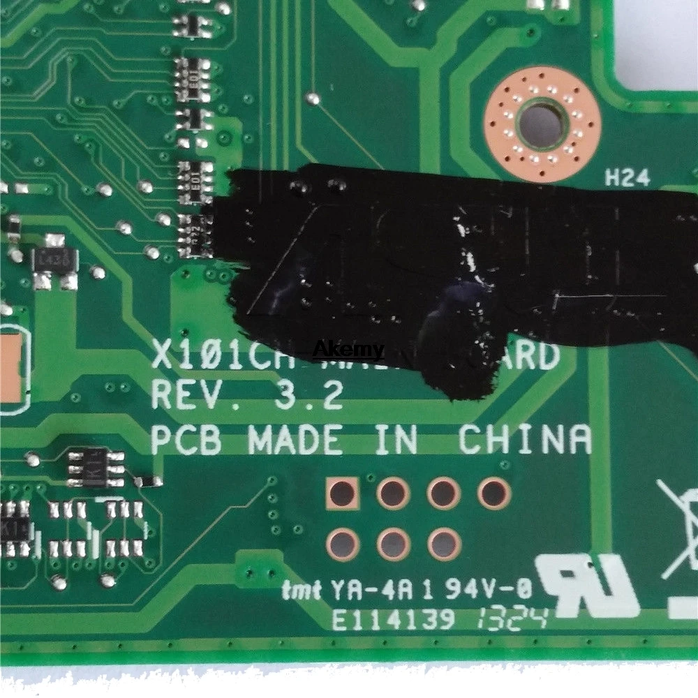 Akemy для ASUS X101C X101CH X101CH материнская плата для ноутбука 2 ядра cpu REV2.3/2,0 протестированная Mianboard