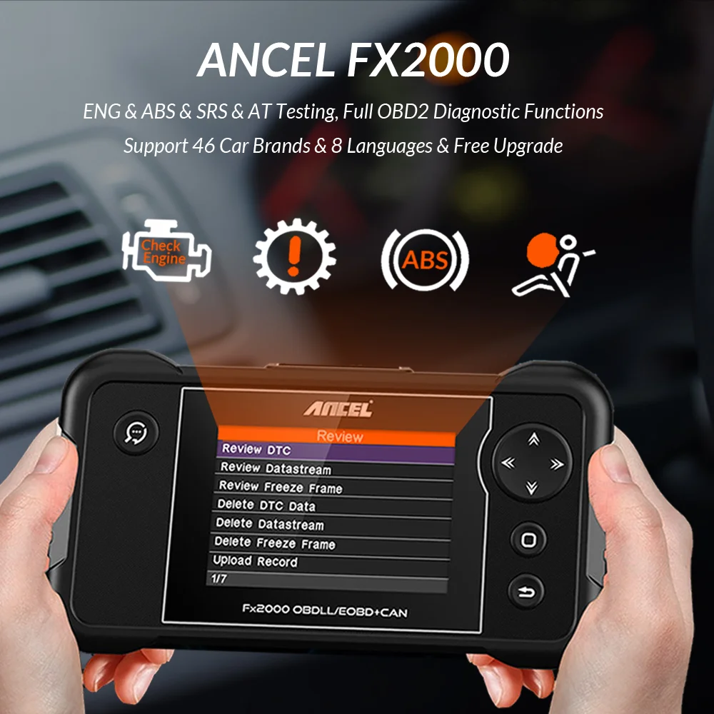 Ancel fx2000 obd2 инструкция