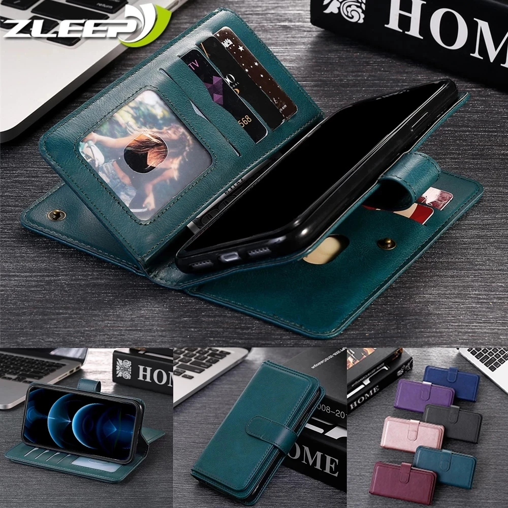 Кожаный чехол для OPPO A73 A72 A52 A92 A53 A15 F17 Reno 5 4 Pro Realme GT 8 7 7i 6 C15 C11 C25 | Мобильные телефоны