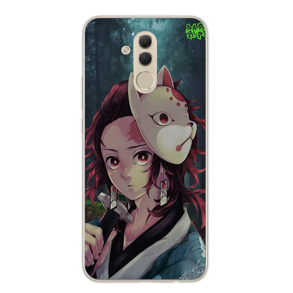 KACKYFUL аниме Demon Slayer Kimetsu no Yaiba чехол для телефона для Fundas huawei P20 P30 mate 10 20 30 Lite Pro Чехол Мягкий ТПУ чехол