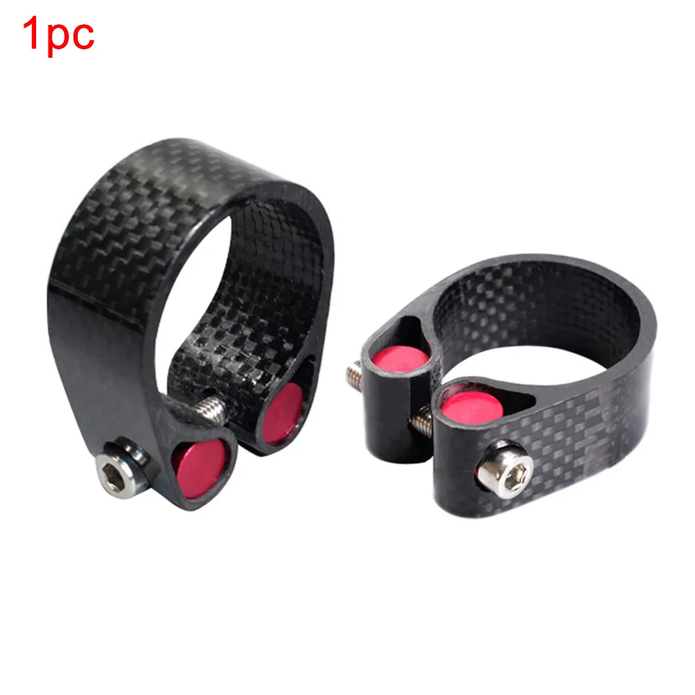 

Saddle Ultra Light Road Bike Outdoor Seat Post Clamp Clip Sports Carbon Fiber Bicycle Accessories Mountain Durable Cycling