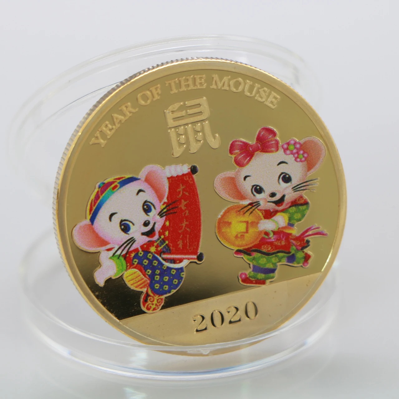 2020 крысиная позолоченная монета год крысы доставляют деньги монеты новые