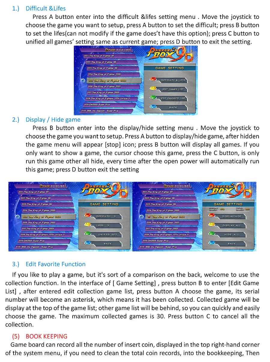 Pandora Box 9d 2500 В 1 семейная версия материнская плата может 3P 4P игра для видеоигр аркадная консоль машина 3d tekken mortal kombat