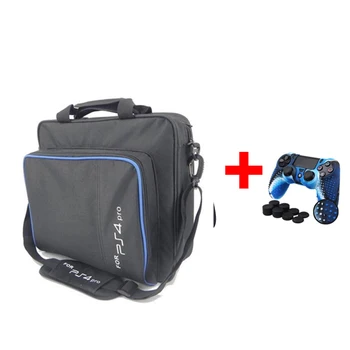 

Portable Storage Bag + Anti-slip Silicone Cover for PS4/ PS4 Slim/ PS4 Pro Playstation 4 Console Controller Shoulder Handbag