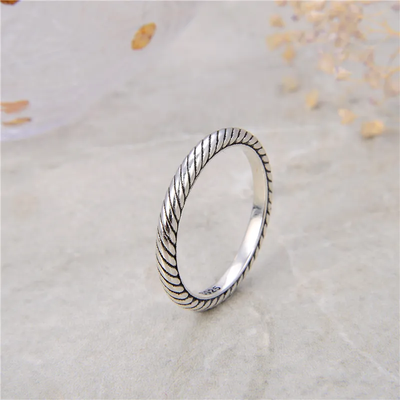 Korean version of the best selling new silver ring 925 sterling silver ring party ladies style original exquisite fashion jewelr