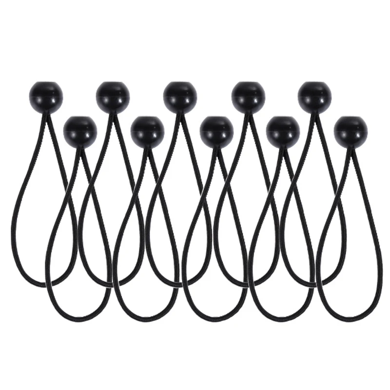 

Tube Tied Rope Awning Rod Bar Support Loop Bungee Band Cord Wire 10pcs Set Elastic Tent Tools