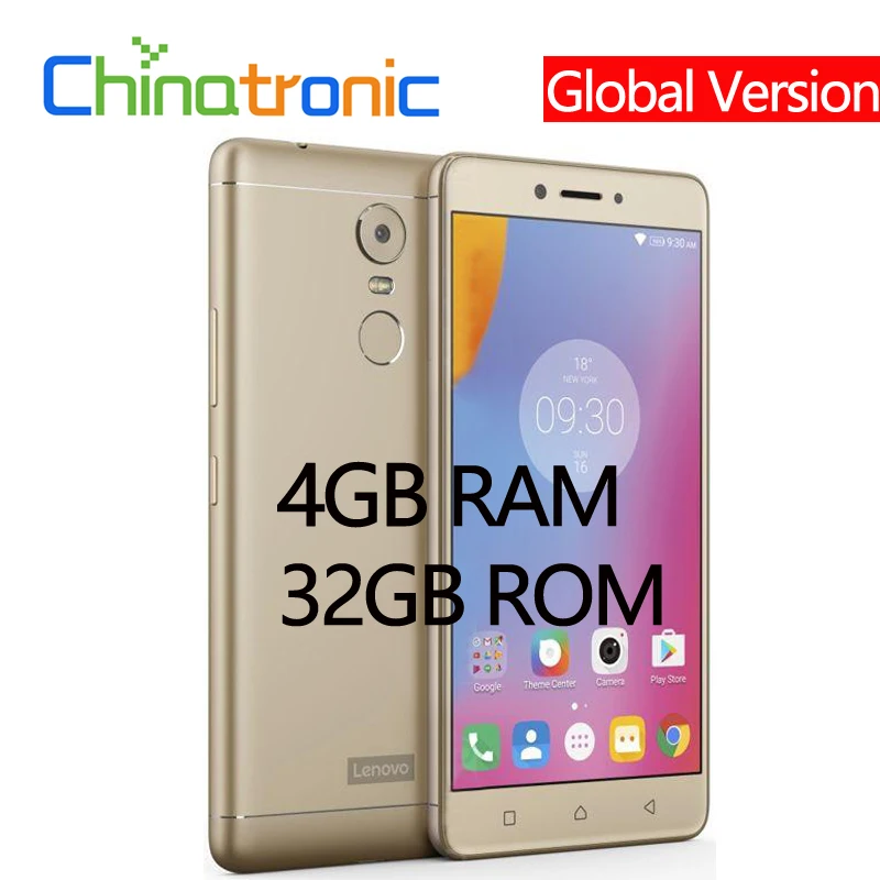 Мобильный телефон lenovo K6 Note K53a48 с глобальной версией 4 Гб 32 ГБ 4G FDD LTE 5 дюймов FHD