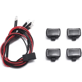 

Roof Luggage Rack Anti Skid Plate LED Spotlight for Traxxas TRX6 G63 RC Car Parts Accessories