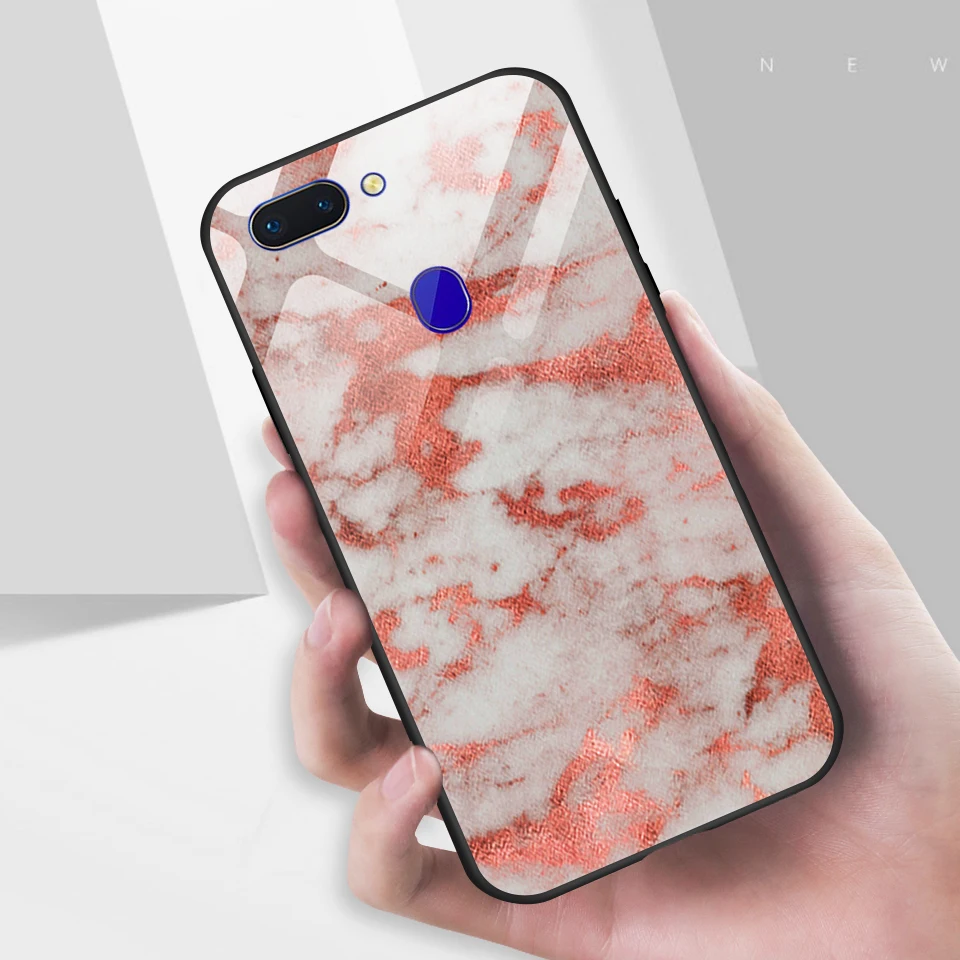 Для OPPO R15 R15X R15Pro противоударный чехол из закаленного стекла для телефона OPPO K1 RX17 Neo TPU чехол для OPPO R15 задняя защитная оболочка