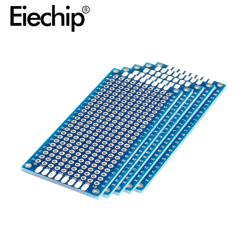 10pcs Electronic PCB Board 3x7cm Diy Universal Printed Circuit Board 3*7cm Double Side Prototyping PCB For Arduino Copper Plate