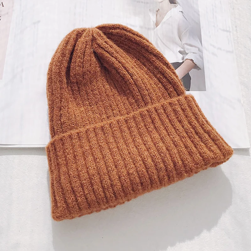 Женская Зимняя Шапка бини 12 цветов|Женские Skullies и шапочки| |
